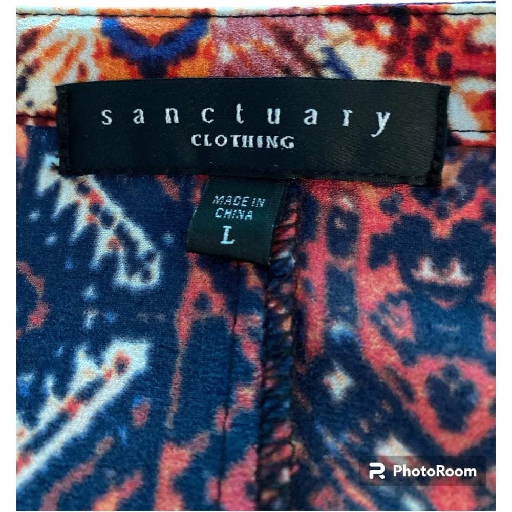 Sanctuary Abstract Button Front Blouse - image 2